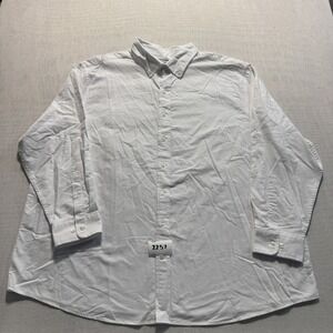 Amazon Essentials Button Down Shirt Mens 2XL White